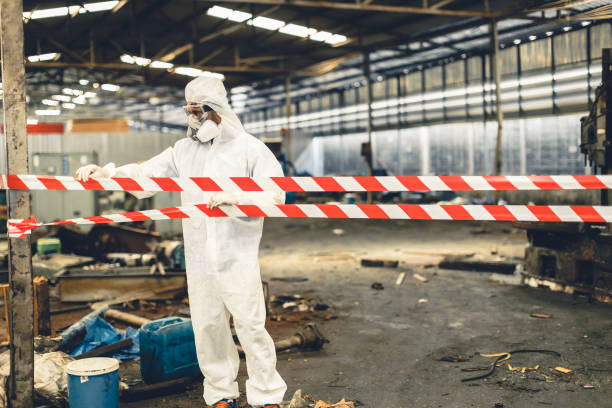Professional Infectious Disease Decontamination technician working in Bellevue, NE